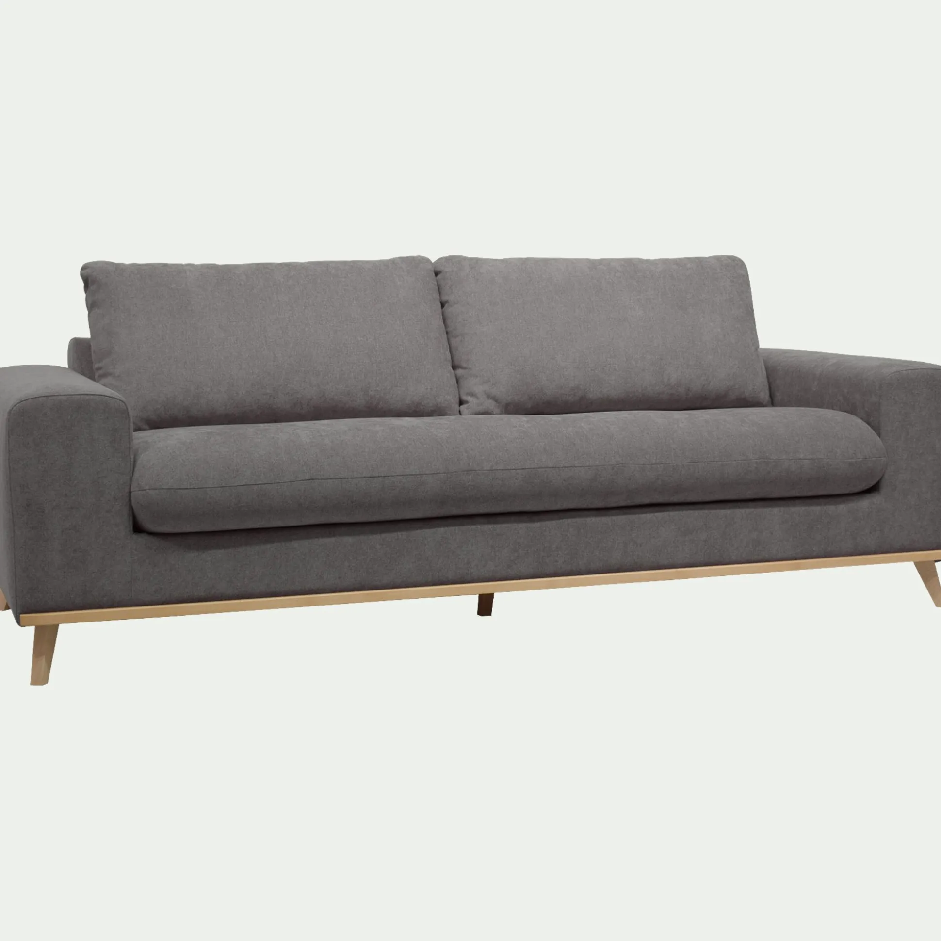 Canapé 4 places convertible en tissu Storm - gris moyen