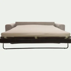 Canapé 4 places convertible en tissu Storm - taupe
