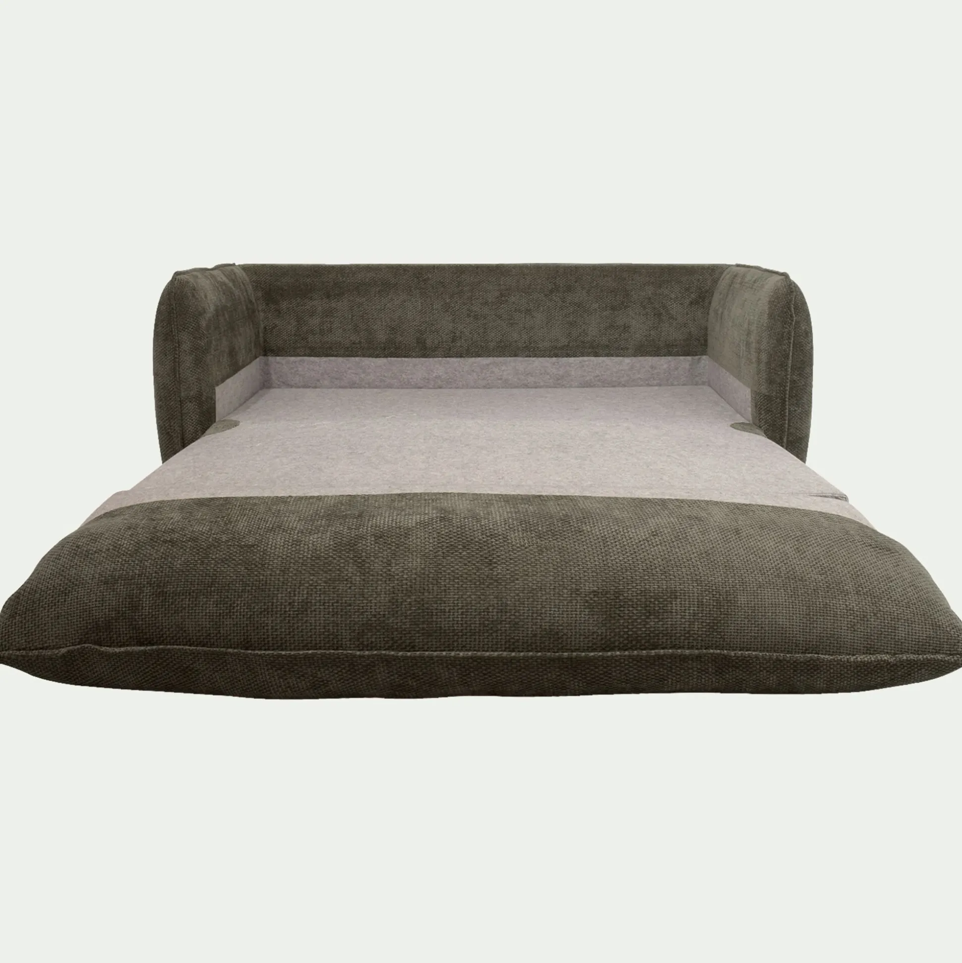 Canapé 3 places convertible en tissu Eden - vert cèdre