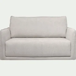 Canapé 2 places convertible en tissu Eden - beige alpilles