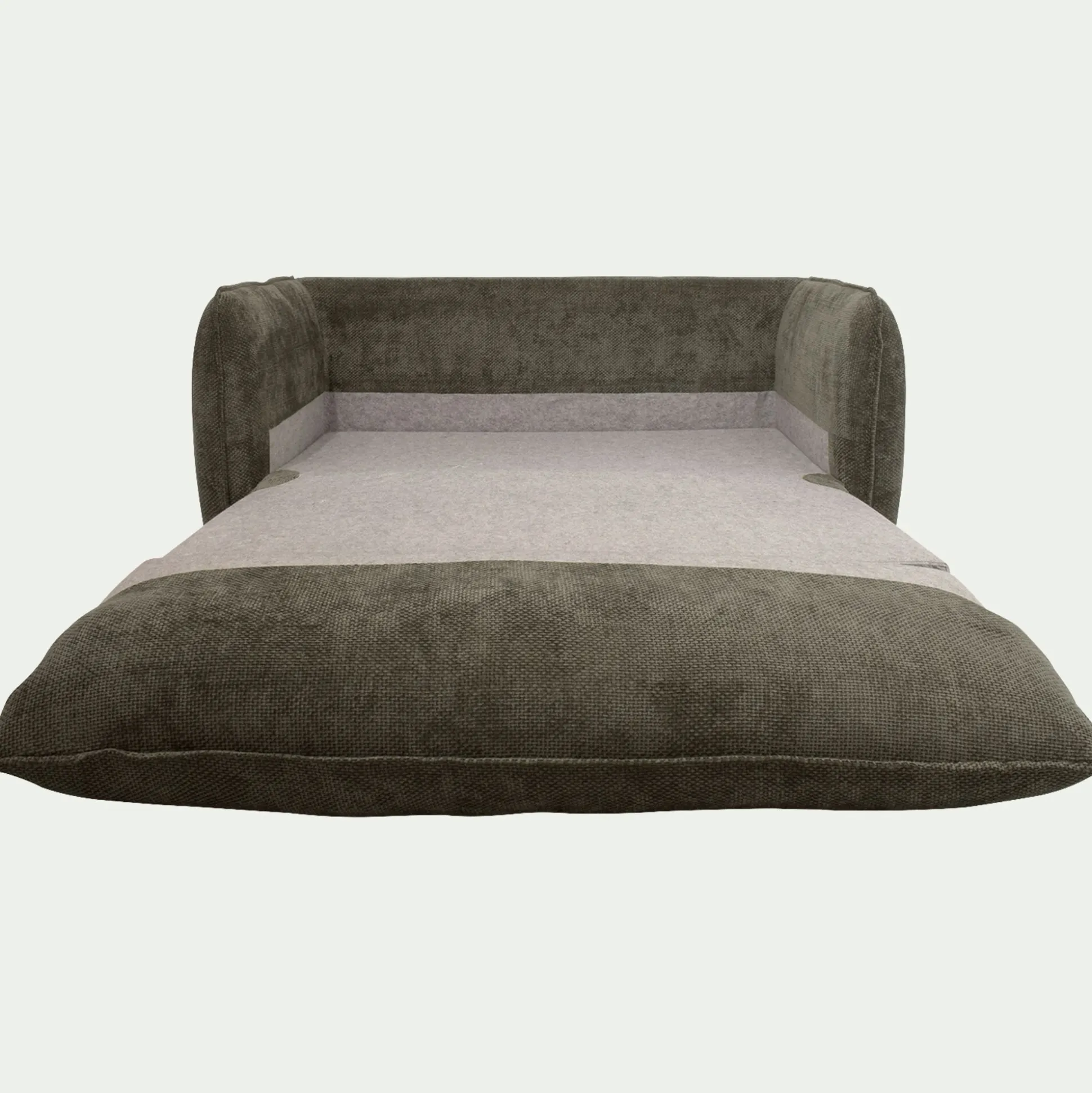 Canapé 2 places convertible en tissu Eden - vert cèdre