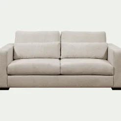 Canapé 3 places fixe en tissu Genesis - beige