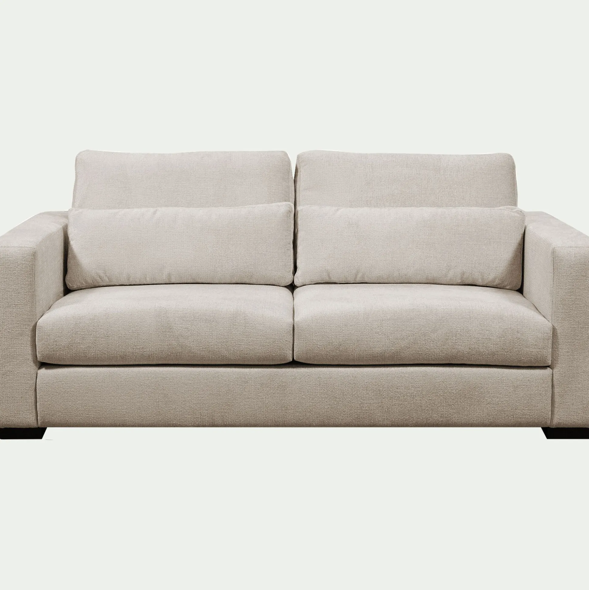 Canapé 3 places fixe en tissu Genesis - beige
