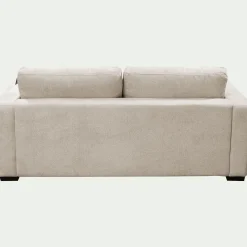 Canapé 3 places fixe en tissu Genesis - beige