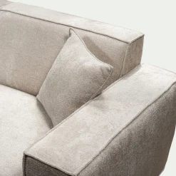 Canapé 3 places fixe en tissu Genesis - beige
