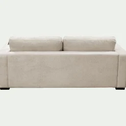 Canapé 5 places fixe en tissu genesis - beige