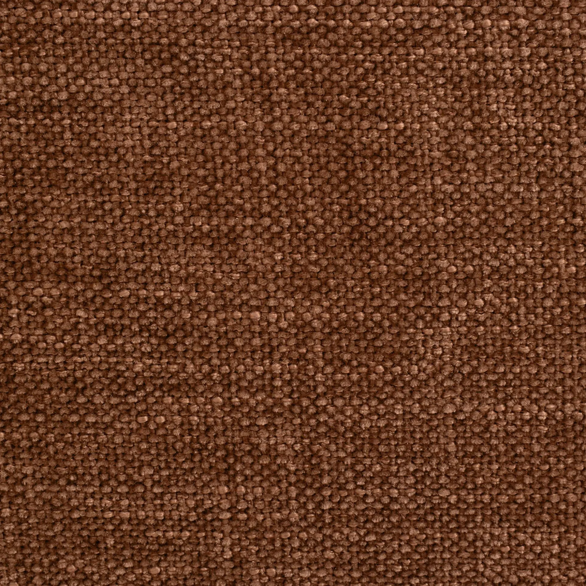 Canapé 4 places fixe en tissu tramé - brun rustrel