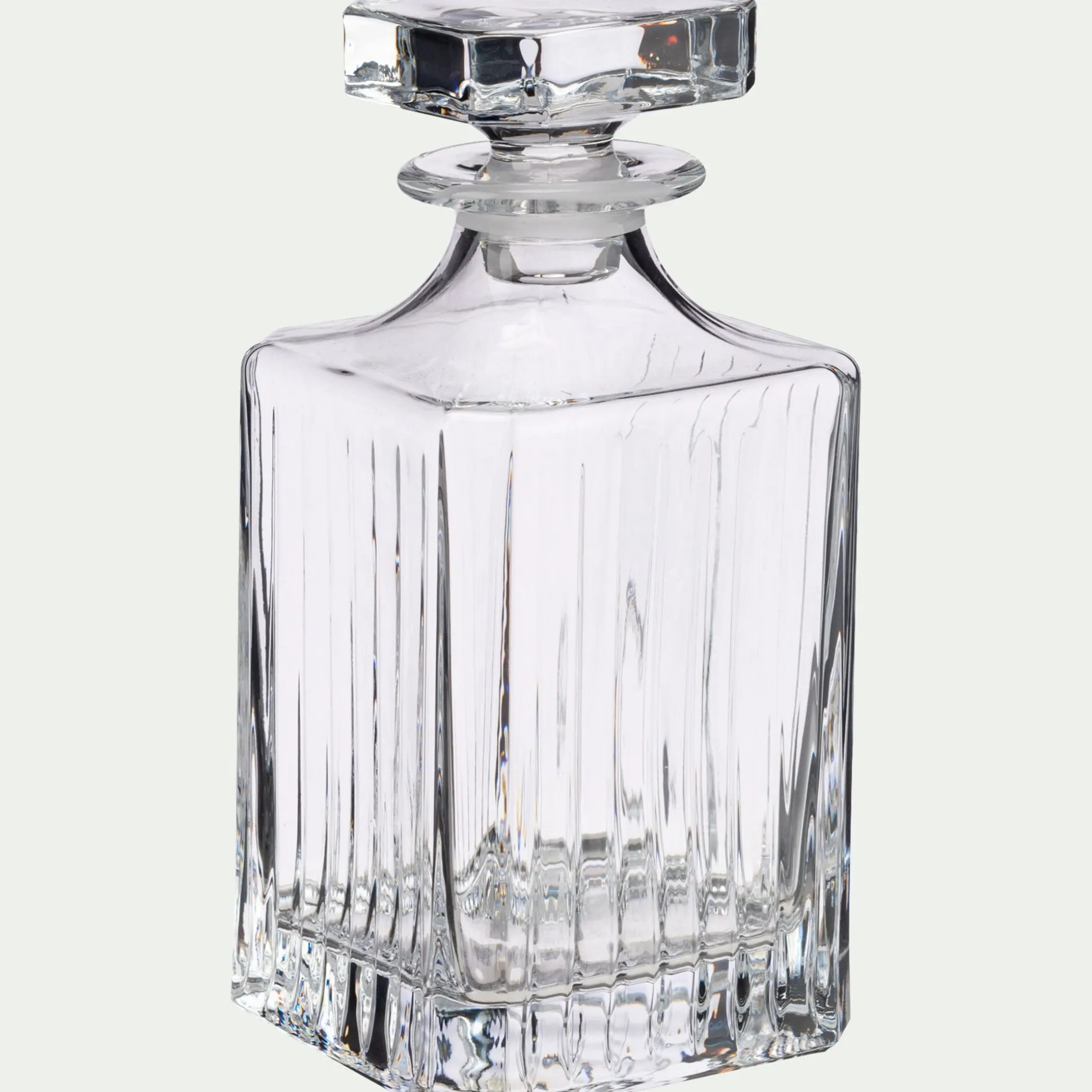 Carafe à whisky en cristal 75cl - transparent