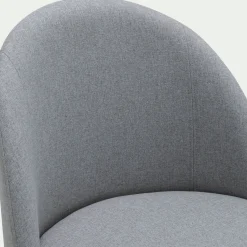 Chaise de bar en tissu H66cm - beige