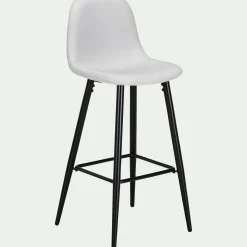 Chaise de bar H75cm - gris borie