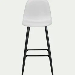 Chaise de bar H75cm - gris borie