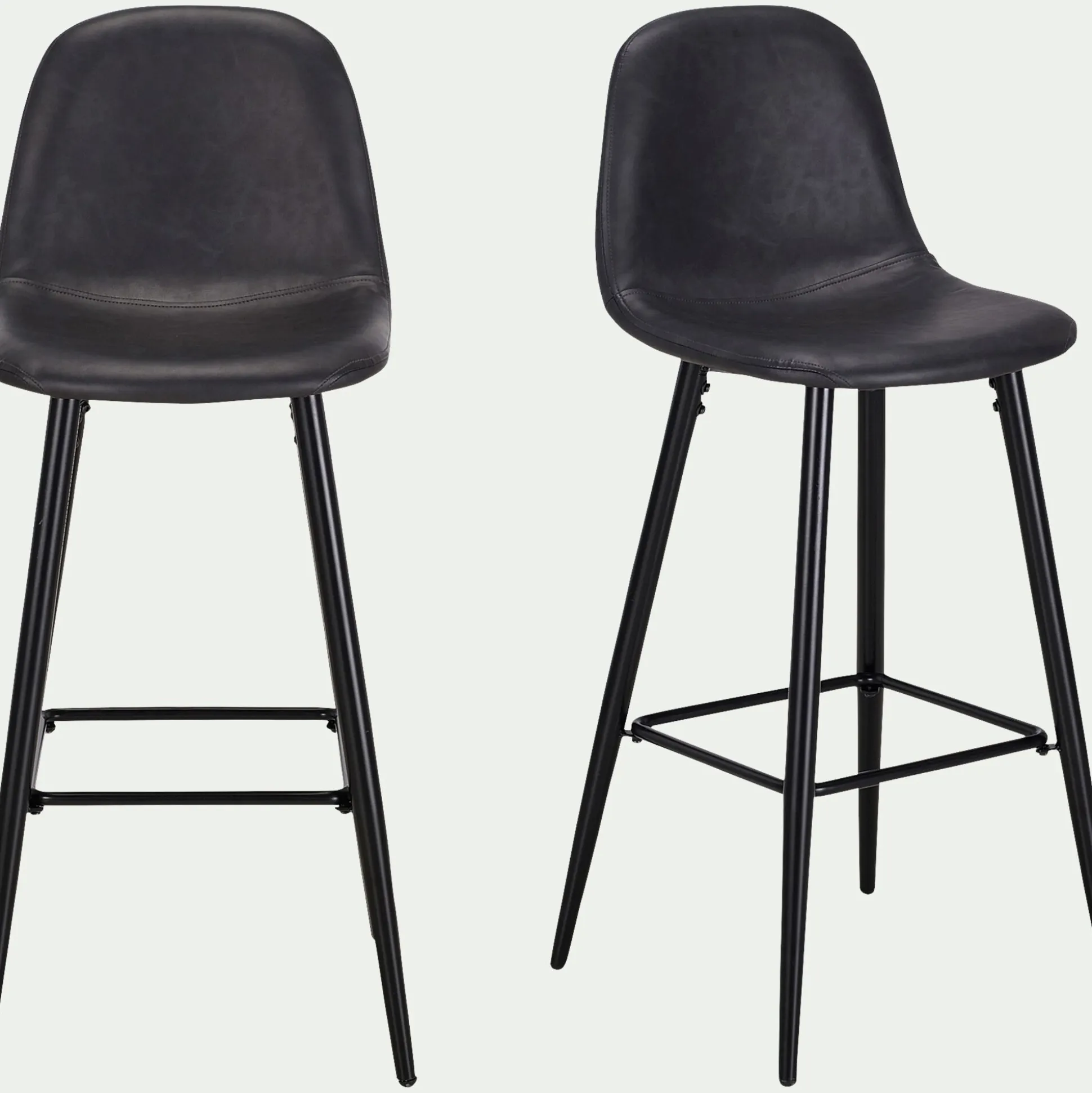 Chaise de bar - noir H75cm