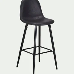 Chaise de bar - noir H75cm