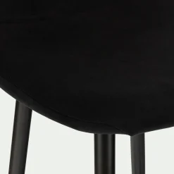 Chaise de bar - noir H66cm