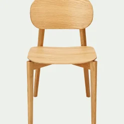 Chaise en bois de chêne - bois clair