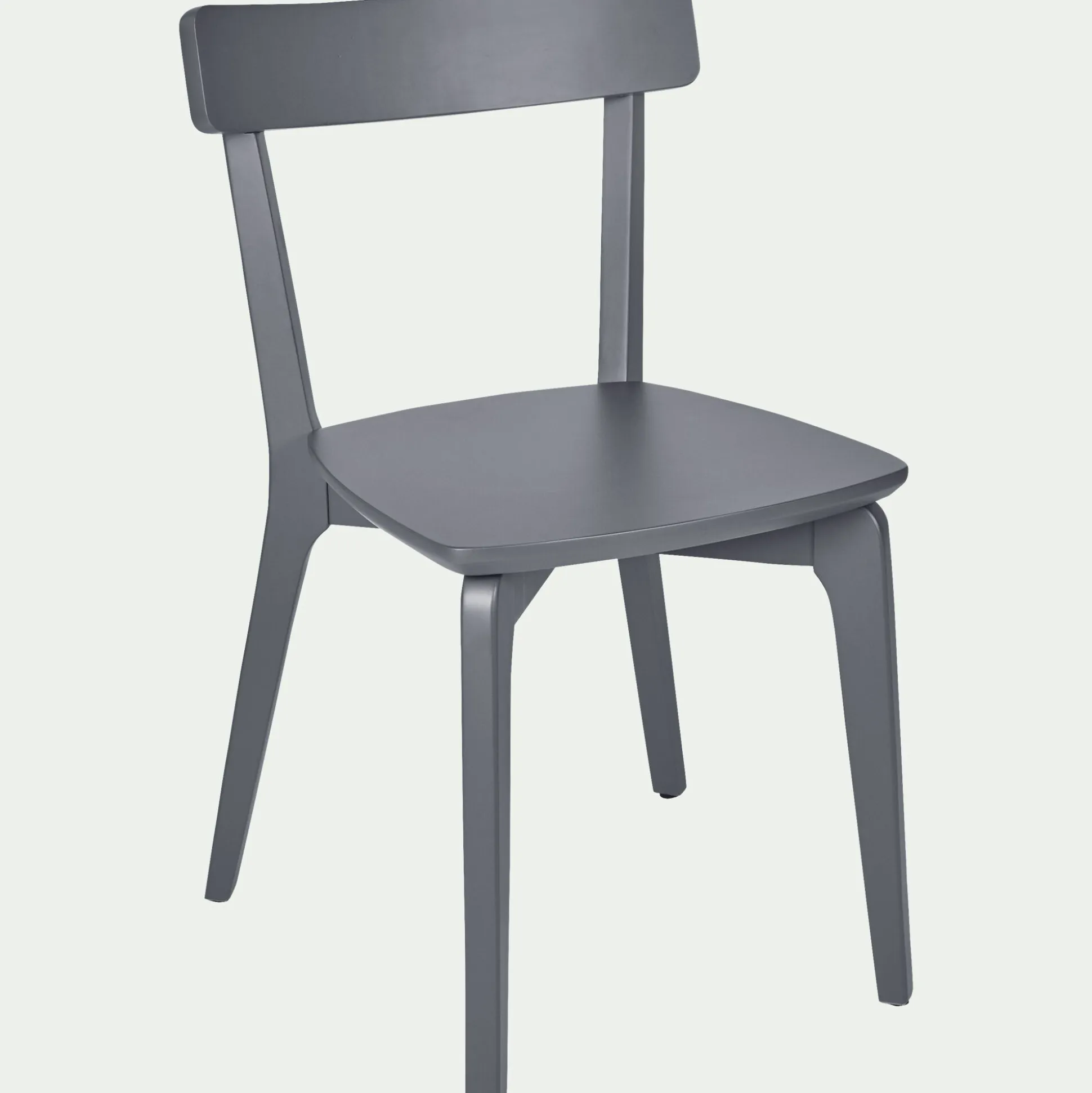 Chaise en bois - gris restanque