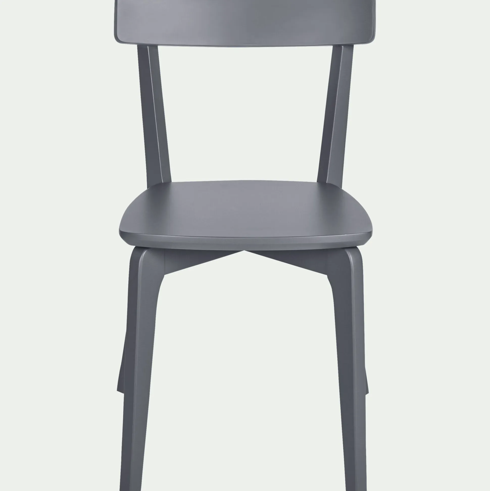 Chaise en bois - gris restanque
