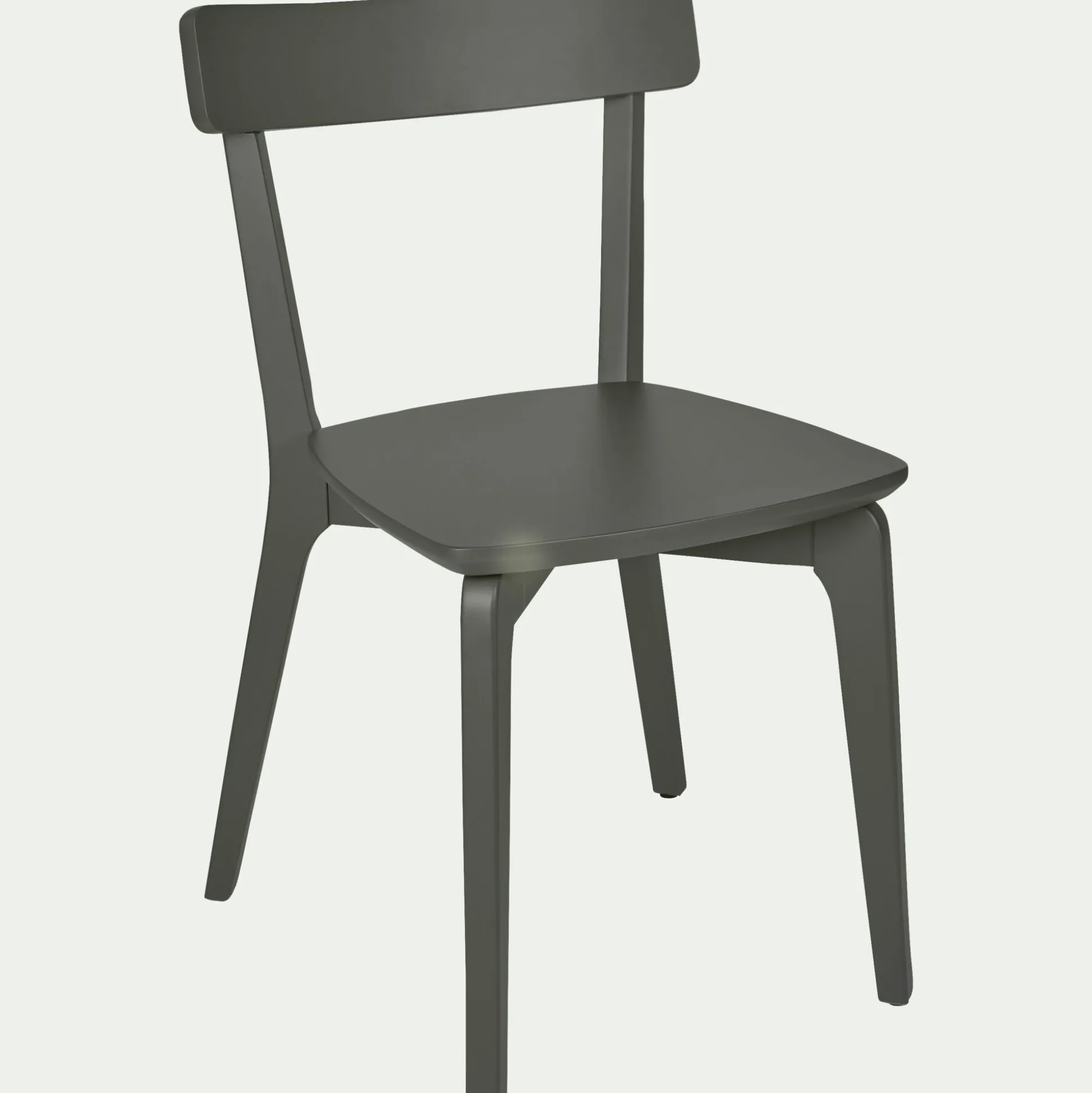 Chaise en bois - vert cèdre