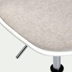 Chaise enfant dactylo en plastique - gris