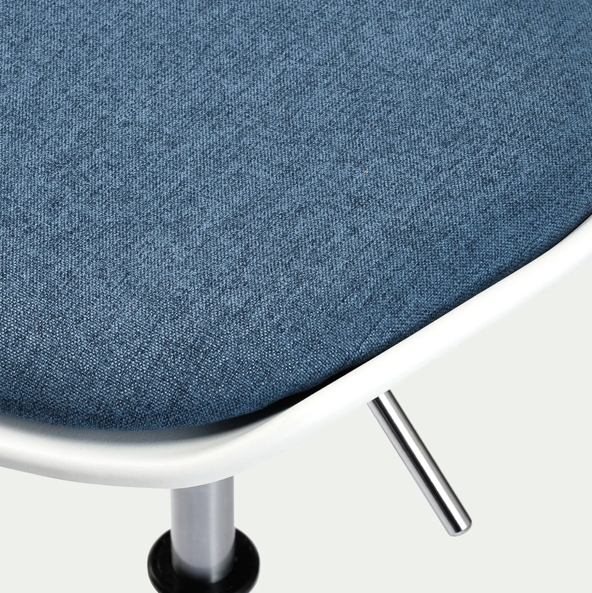 Chaise enfant dactylo en plastique - bleu