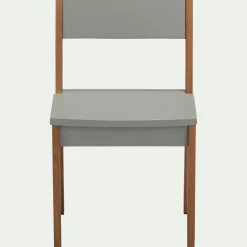 Chaise enfant en acacia - vert olivier
