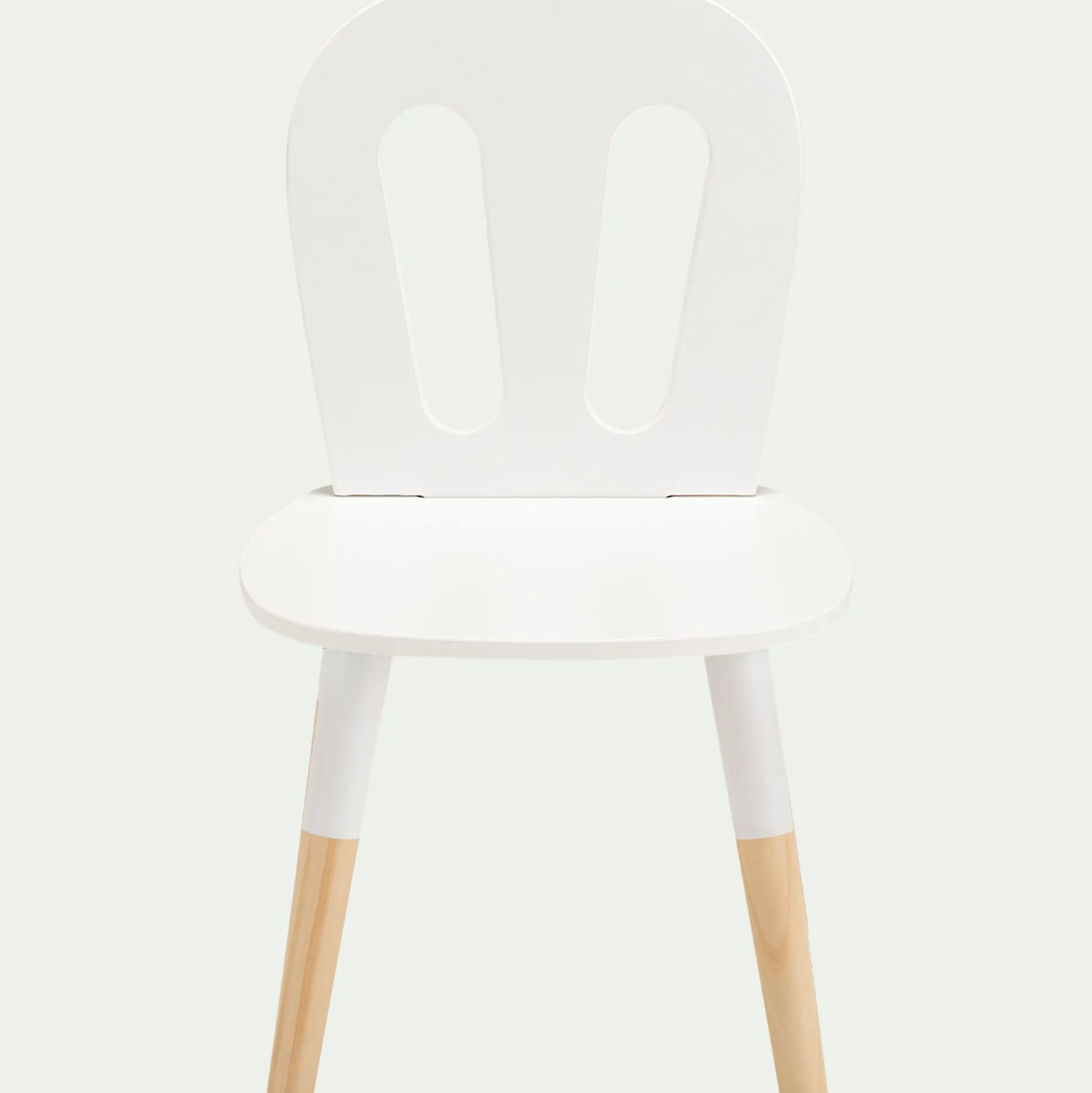 Chaise enfant en bois - blanc