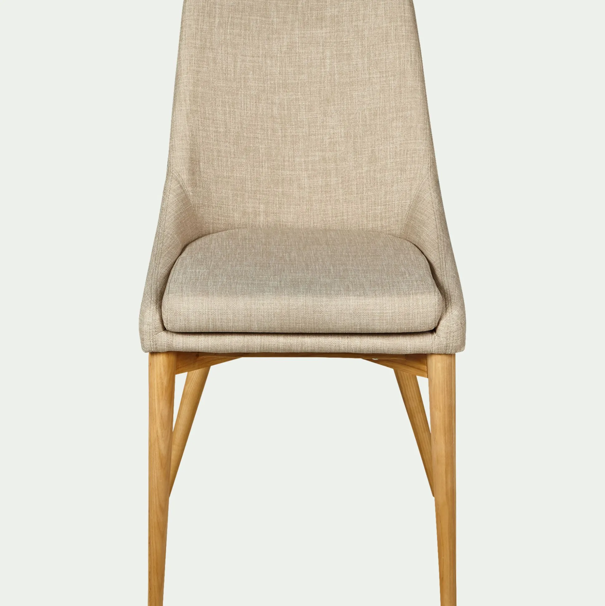Chaise en tissu - beige