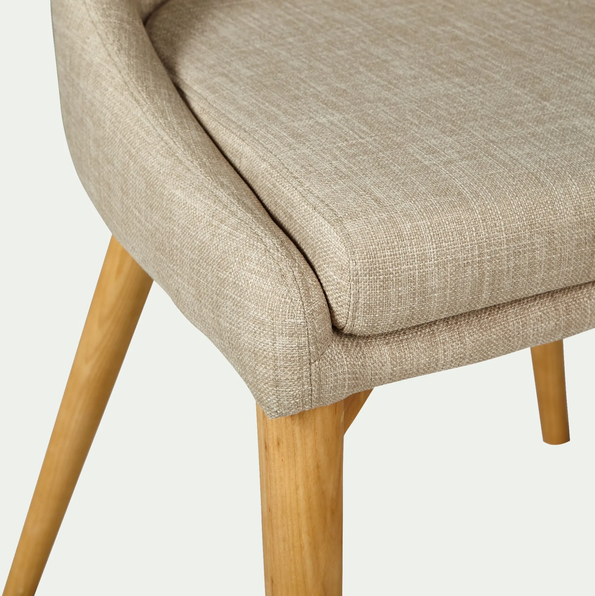 Chaise en tissu - beige