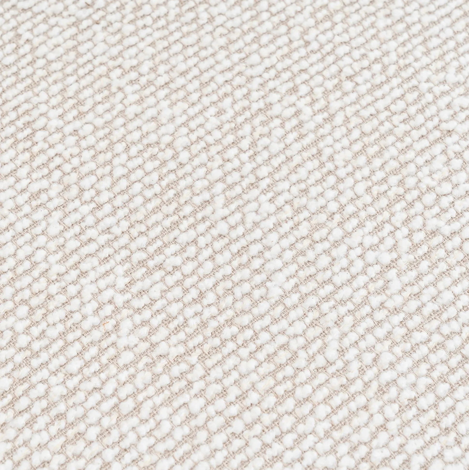 Chaise en tissu et bois de chêne foncé sans accoudoirs - beige