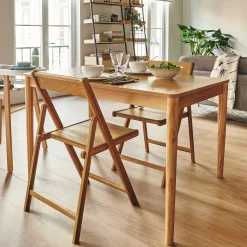 Chaise pliante en bois - bois clair