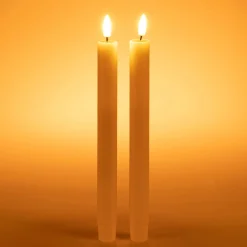 Chandelles à LED - blanc