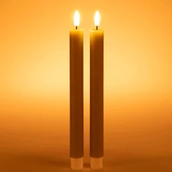 Chandelles à LED - taupe