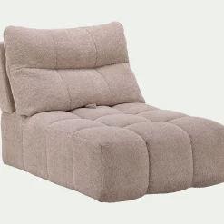 Chauffeuse avance - recule en tissu campo - beige