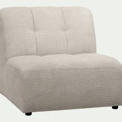 Chauffeuse en tissu Eden - beige alpilles