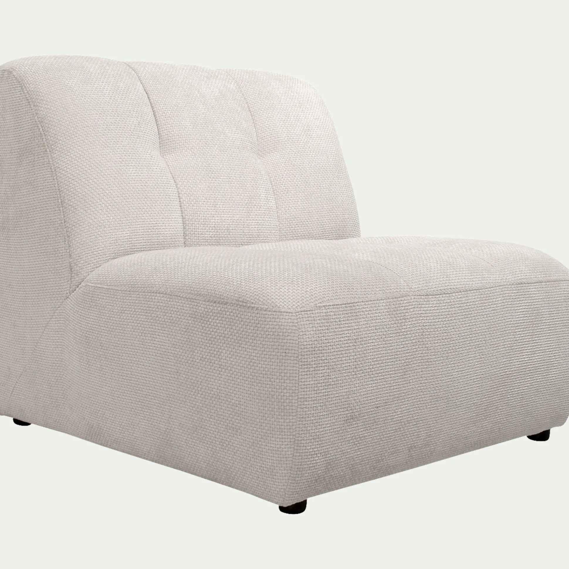 Chauffeuse en tissu Eden - beige alpilles