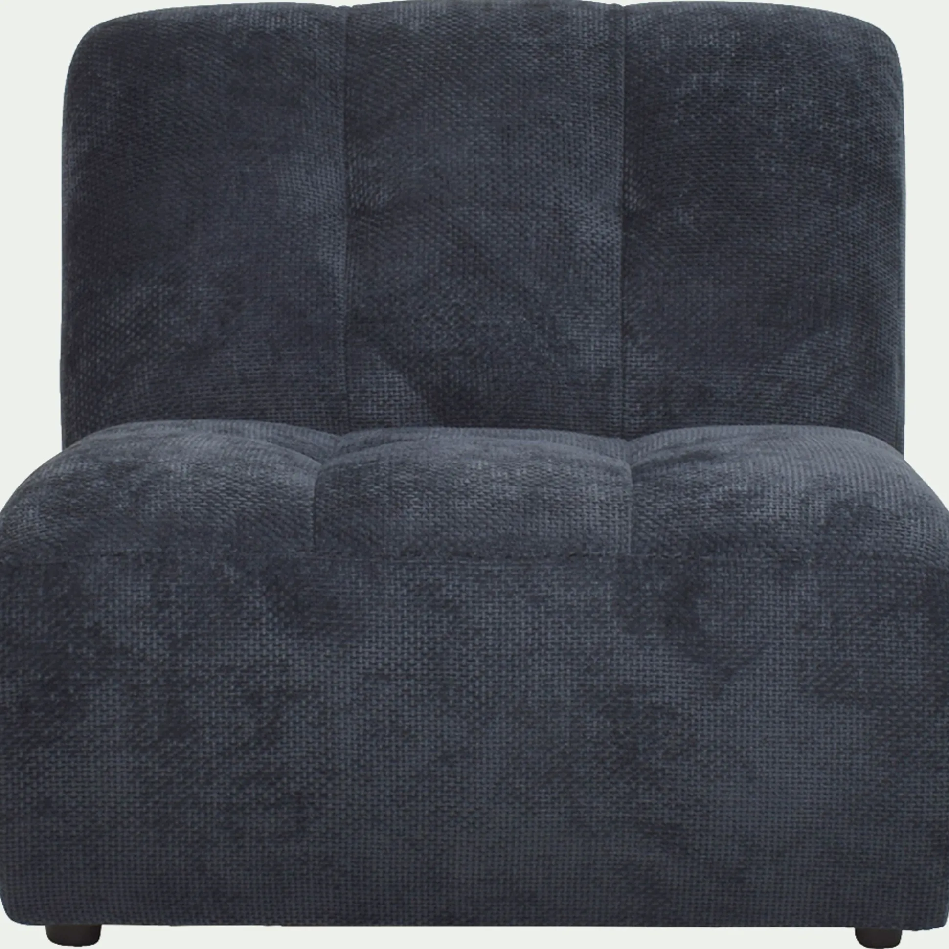 Chauffeuse en tissu Eden - bleu marine