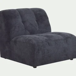 Chauffeuse en tissu Eden - bleu marine