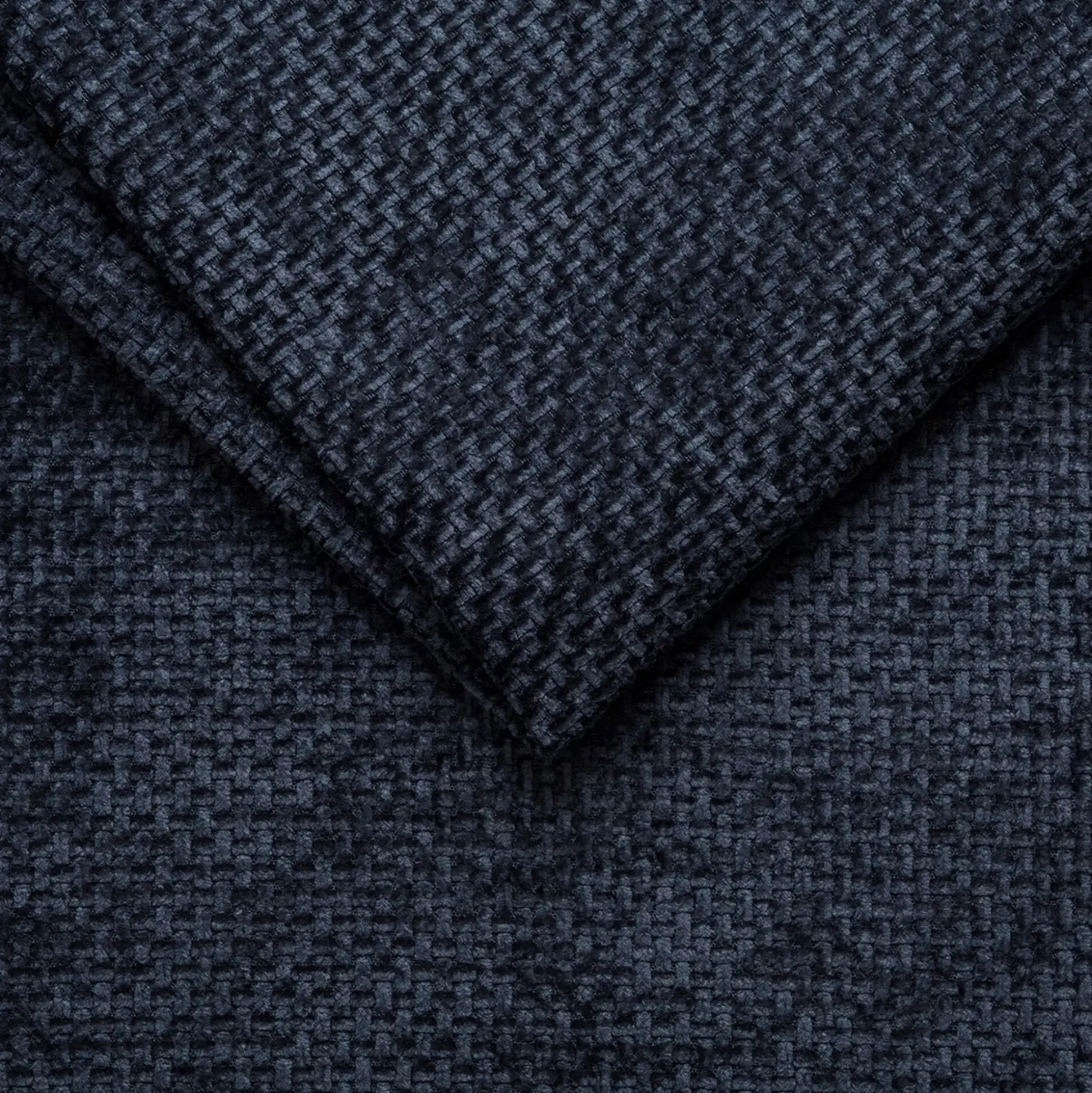 Chauffeuse en tissu Eden - bleu marine