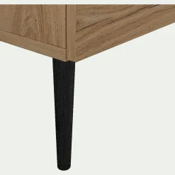 Chiffonnier 4 tiroirs en bois - bois clair