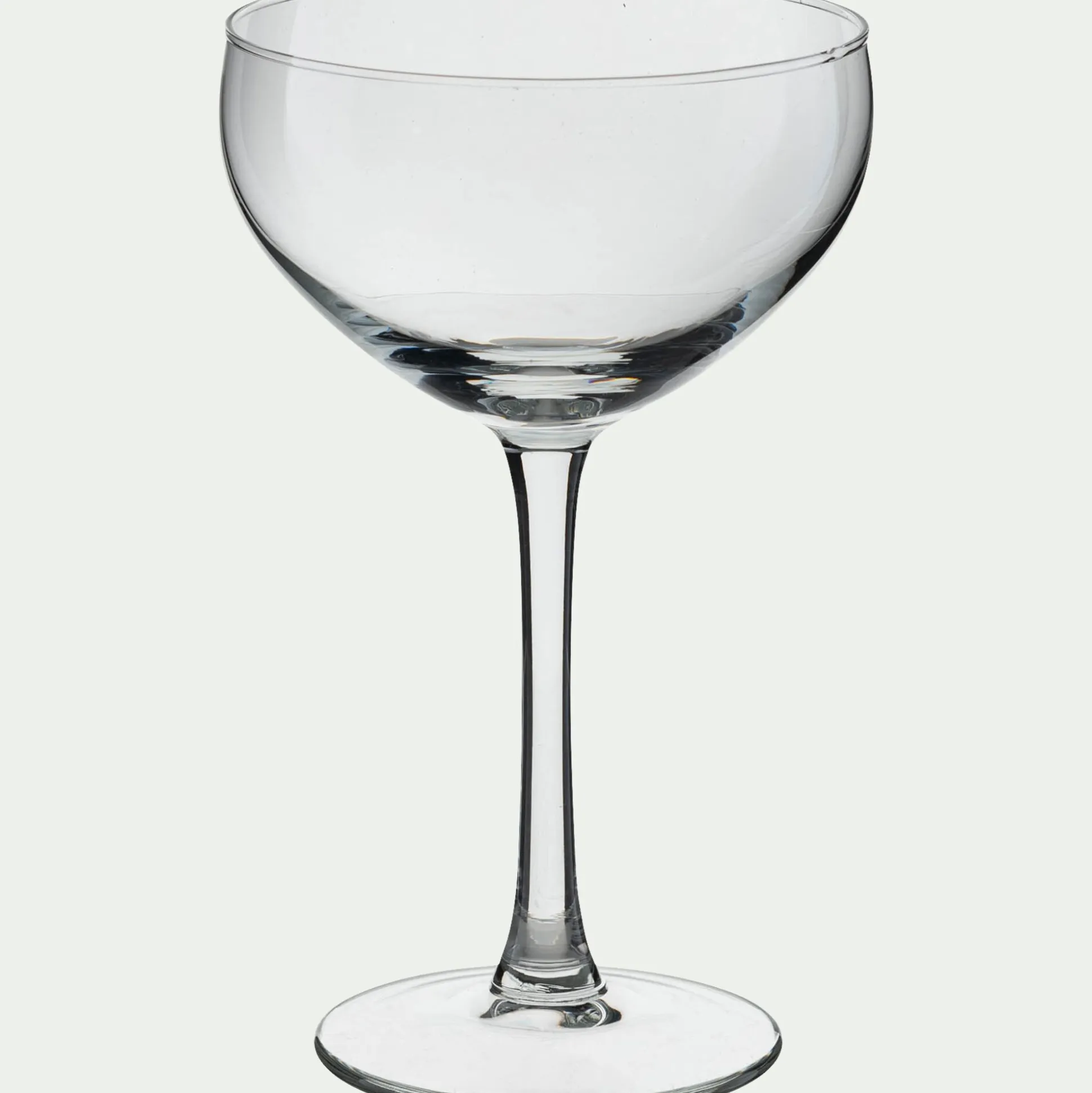 Coffret de 6 coupes à champagne en verre 24cl - transparent