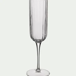Coffret de 4 flûtes à champagne en cristallin 21cl - transparent