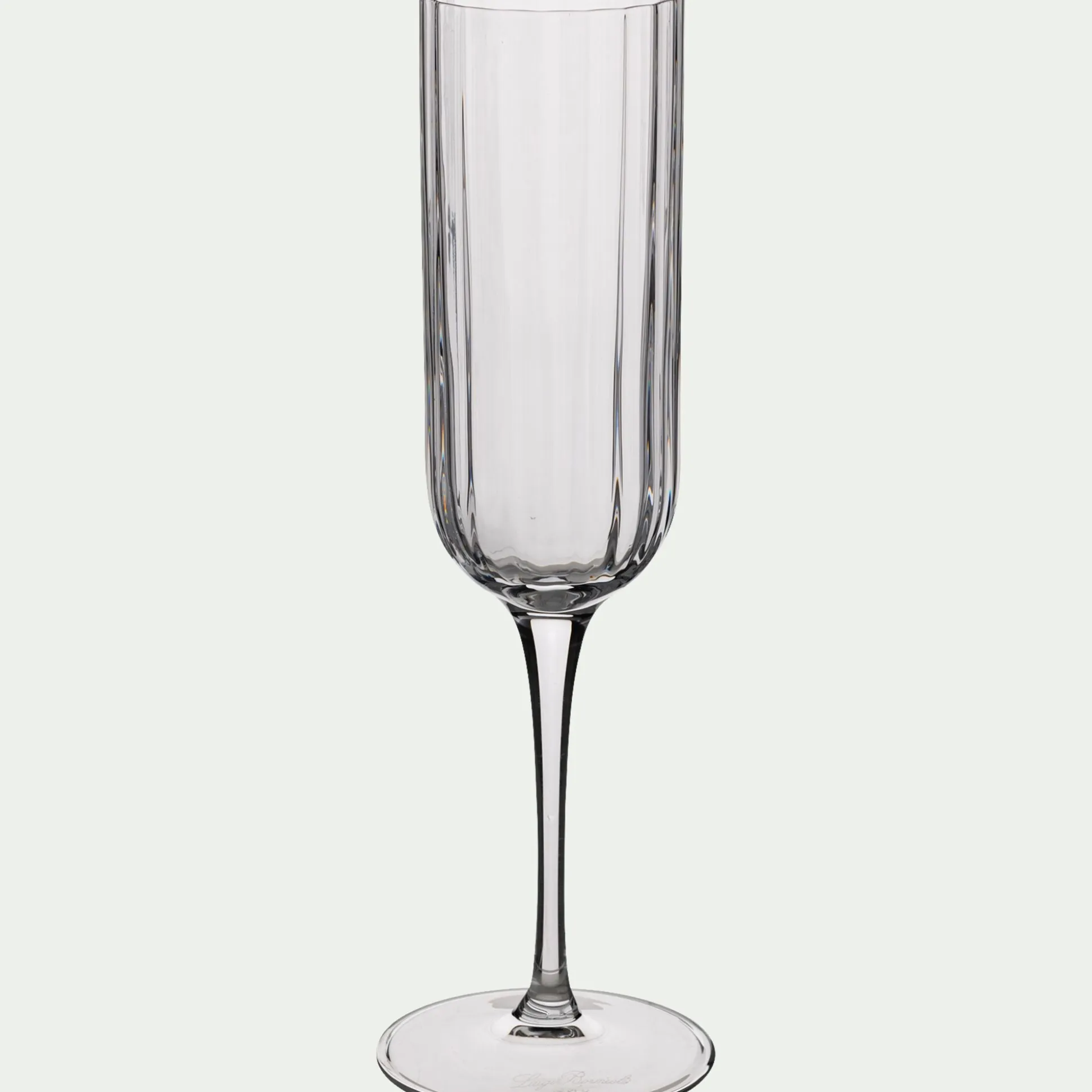 Coffret de 4 flûtes à champagne en cristallin 21cl - transparent