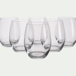 Coffret de 6 gobelets 36cl - transparent