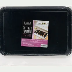 Coffret traiteur en carton 28x42cm - blanc