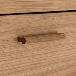 Commode 3 tiroirs en bois - bois clair