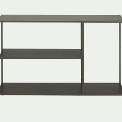 Console 3 plateaux en métal - vert cèdre