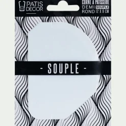 Corne à pâtisserie demi-ronde souple en silicone