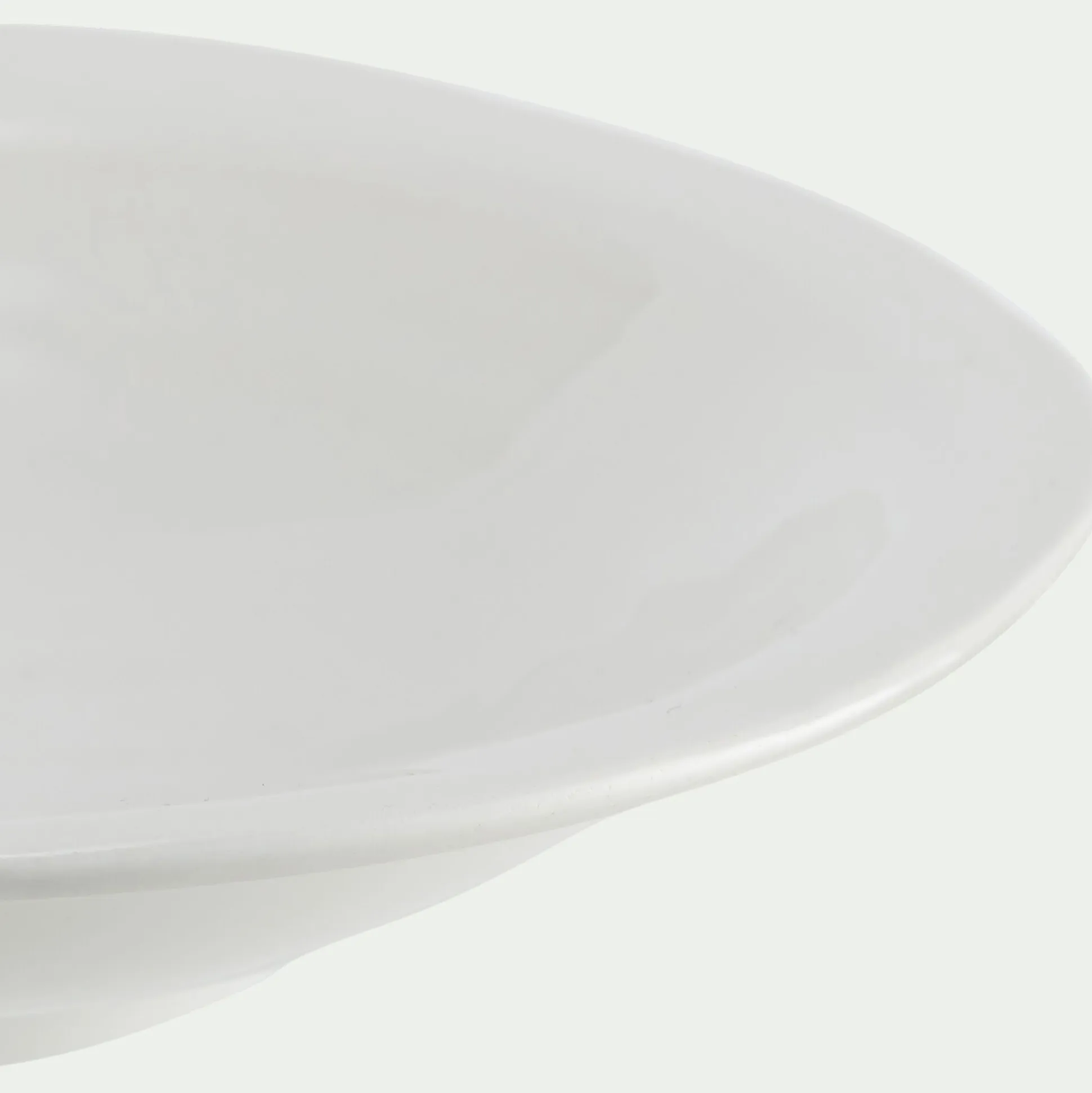 Coupelle en faïence D16,5cm - blanc