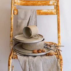 Coupelle en grès D17cm - beige
