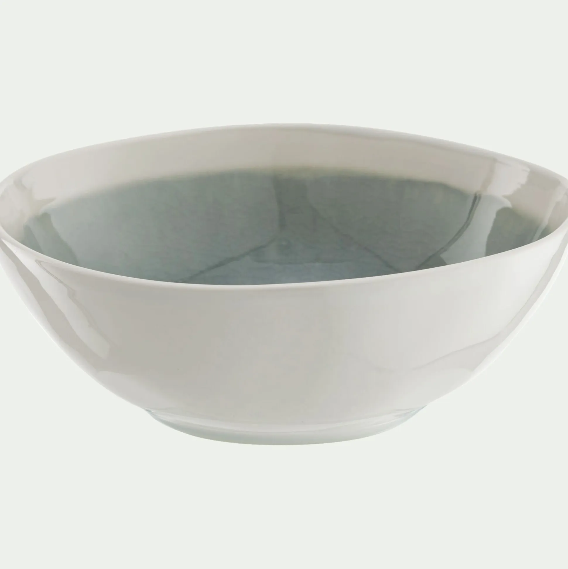 Coupelle en grès D17cm - bleu autan
